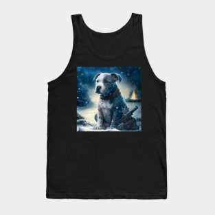 Warrior Staffy Puppy Tank Top